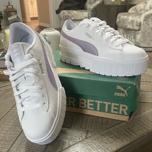 Puma Womens Mayze Glow Up Sneakers